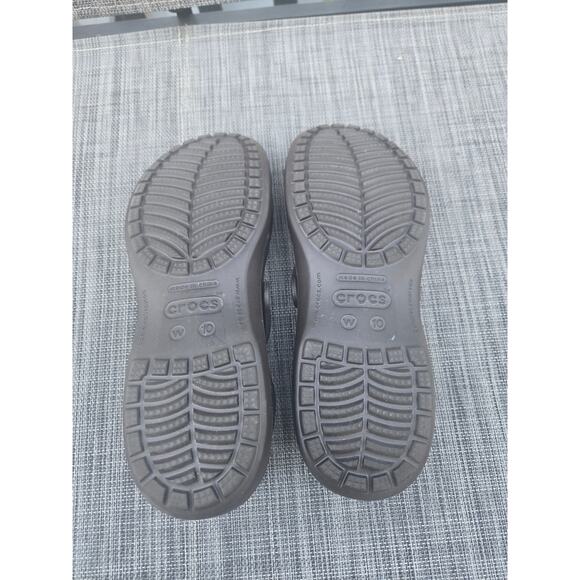 Crocs Women's Black Shayna Mary Jane Slip On Sandals Ballet Flat Size 10 - Picture 9 of 9